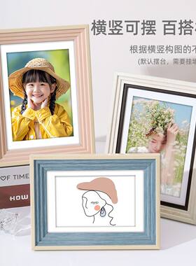 洗手机里的简约相框摆台加洗照片父母合照艺术写真照情侣闺蜜儿童