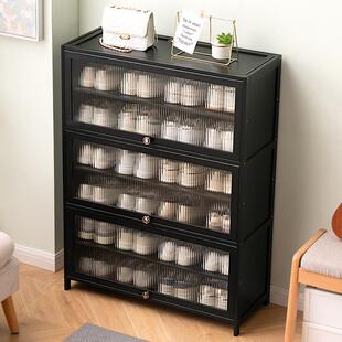 入户一门到顶鞋柜鞋柜门口家用大容量鞋架收纳神器实木简易出租