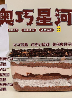 诗江行奥巧星河巧克力阿华田动物奶油手作酱多多甜品蛋糕