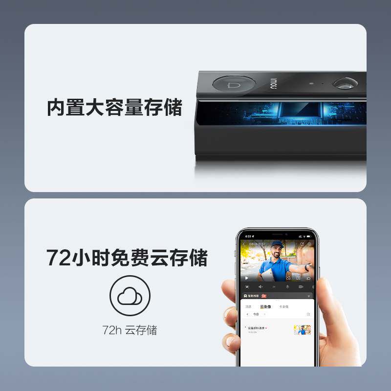 乐橙智能可视门铃监控家用无线电子猫眼对讲免打孔防盗门口摄像头