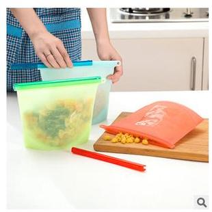 硅胶分保鲜袋真收空密封袋食纳品收袋冰箱食物 类食品纳袋