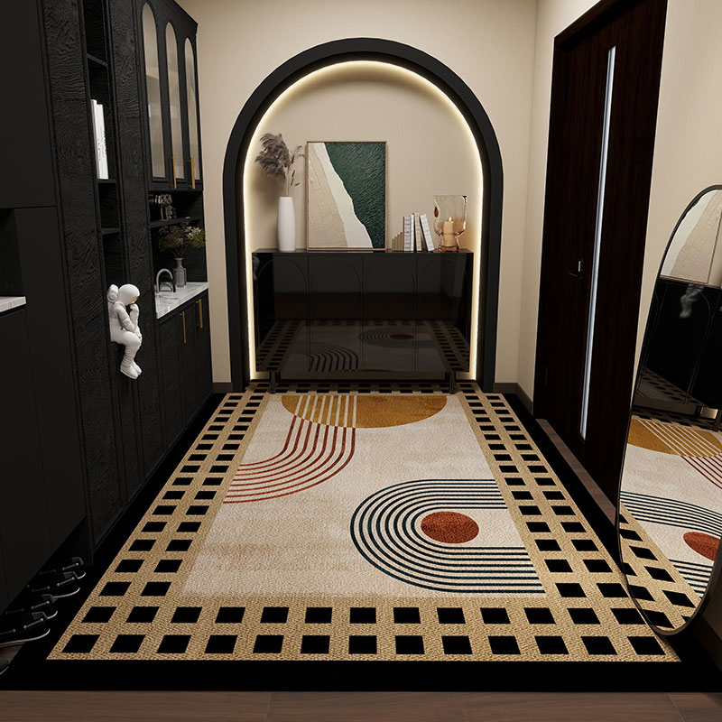 比利时圈绒美式复古入户玄关地垫