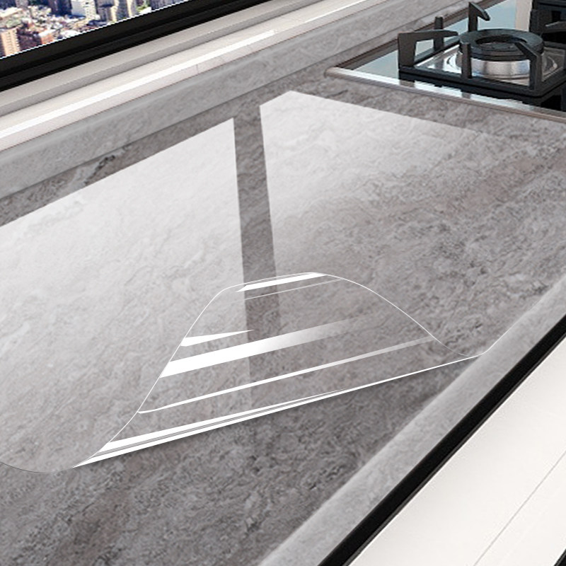 透明厨房台面贴纸石英石大理石桌面防油加厚防水耐高温灶台保护膜,家居饰品,家居保护膜,淘宝优惠券,粉丝福利购,淘宝优惠卷