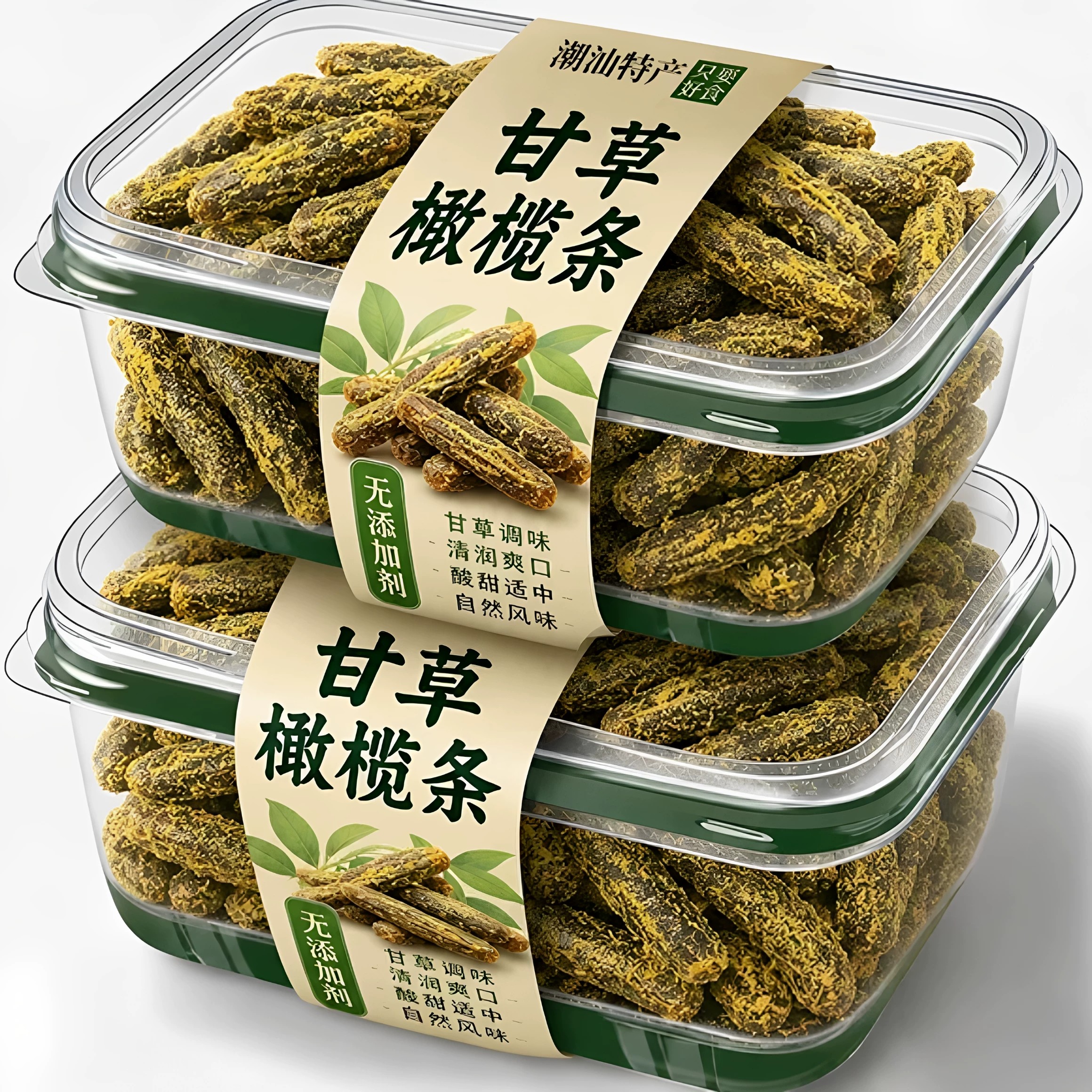 无核甘草橄榄条官方旗舰店潮汕特产盐津蜜饯果脯咸甜零食特级九制