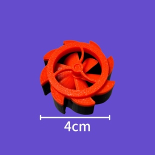 迷你水舞出水口荧光旋转造浪背滤改装配件螺旋式出水口旋转旋转式