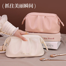 化妆包女便携式 高端外出收纳包大容量轻奢洗漱包 小轻便款 2025新款