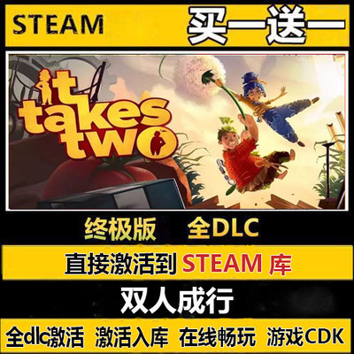 双人成行steam激活码CDKEY入库永久入库国区全球PC全DLC多人联机