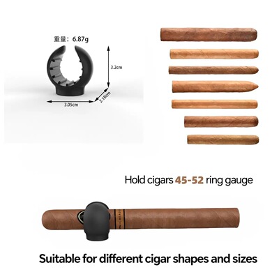亚马逊爆品 cigar holder 雪茄支架卡槽式高尔夫球车磁性雪茄支架