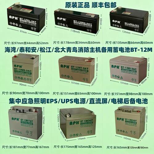 消防主机EPS应急报警备用蓄电池