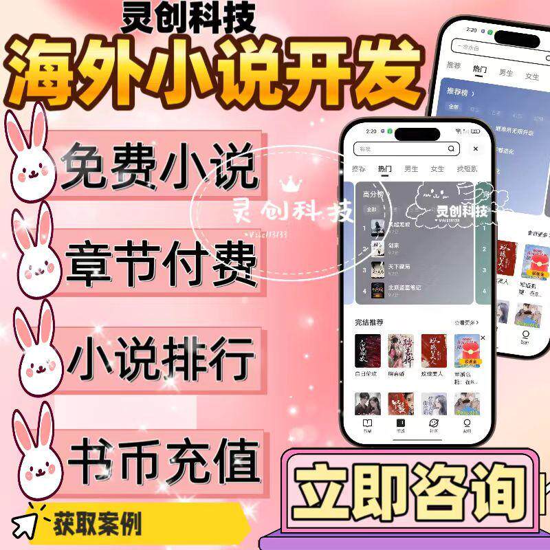 海外小说app软件开发H5分销系统搭建部署源码广告对接听书系统