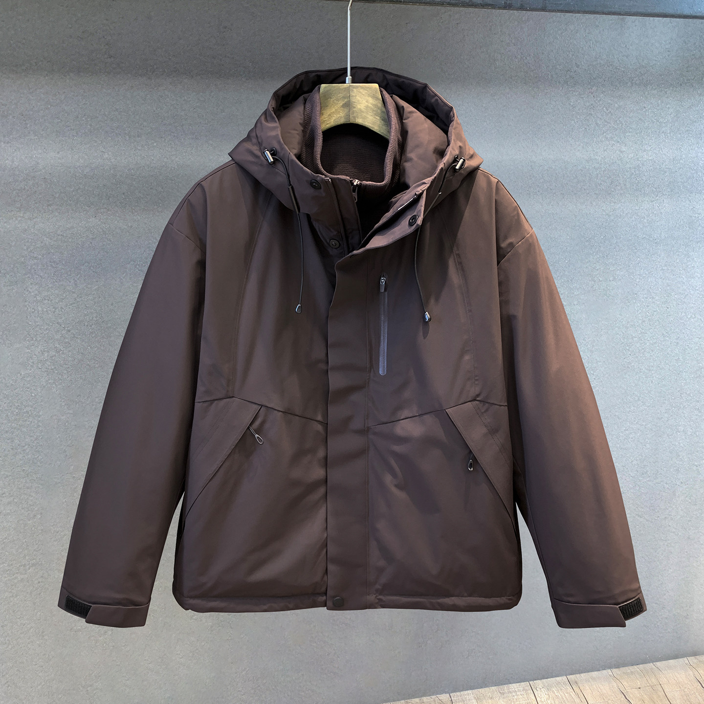 可拆卸内胆两件户外三防鹅绒工装羽绒服男冬季加厚保暖外套冲锋衣,男装,羽绒服,淘宝优惠券,粉丝福利购,淘宝优惠卷