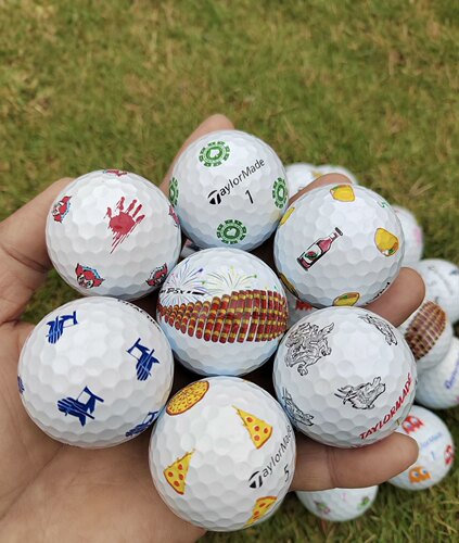 泰勒梅TaylorMade五层球限量版轮胎推杆球二手球下场比赛远距离球