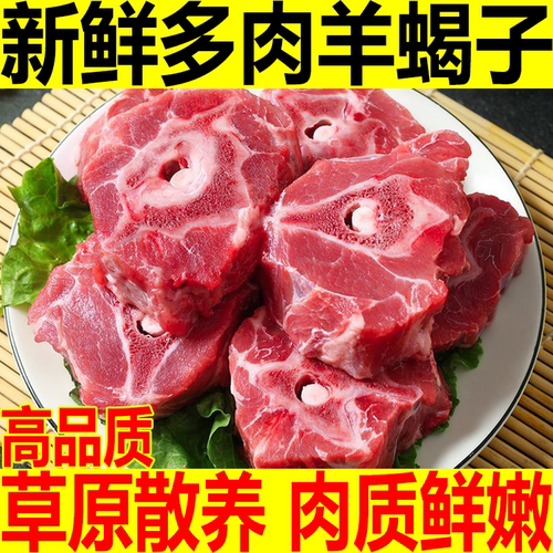 A【多肉】羊蝎子10斤新鲜原切带肉羊骨头草原散养羔羊肉火锅食材