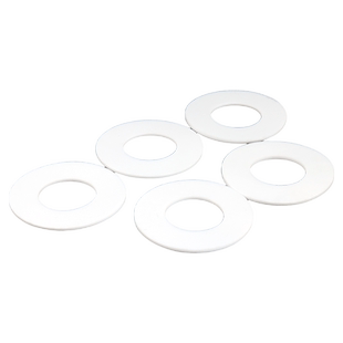 四氟垫片耐高温聚四氟乙烯垫片铁氟龙垫法兰垫PTFE密封圈加工定制