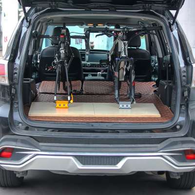 公路山地自行车停车架桶轴前叉快拆固定夹汽车携车架后备箱载车架