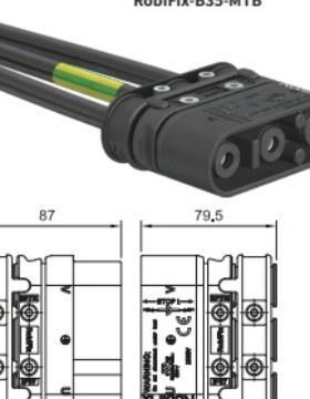 RobiFix-S-L 点焊连接器电缆组合 公头连接器绝缘座