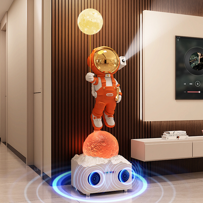 电视柜旁落地大摆件太空人宇航员客星空灯乔迁轻奢高档新居礼品