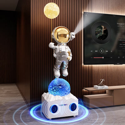 太空人宇航员蓝牙音响落地摆件