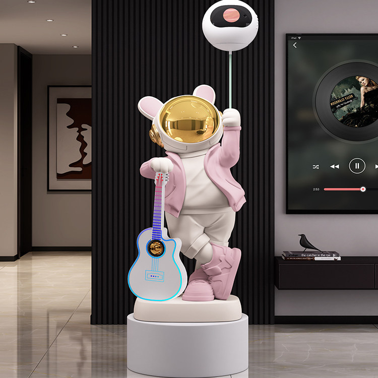 太空人宇航员客厅落地摆件电视柜旁边沙发旁大型装饰k歌家庭音响