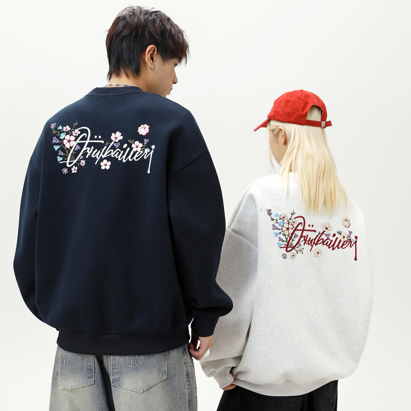 OFF-UP美式复古重磅卫衣