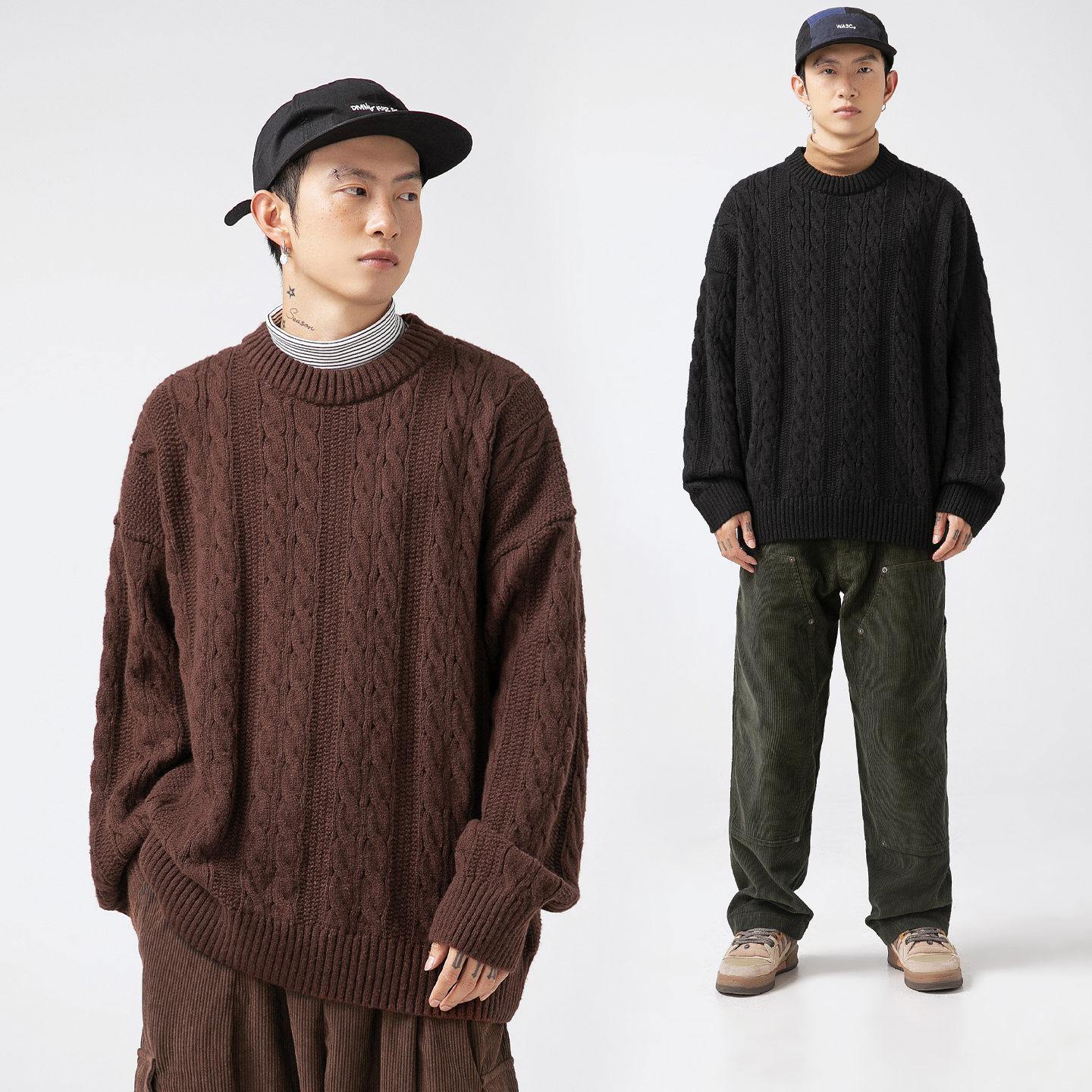 OFF-UP休闲针织毛衣秋冬百搭