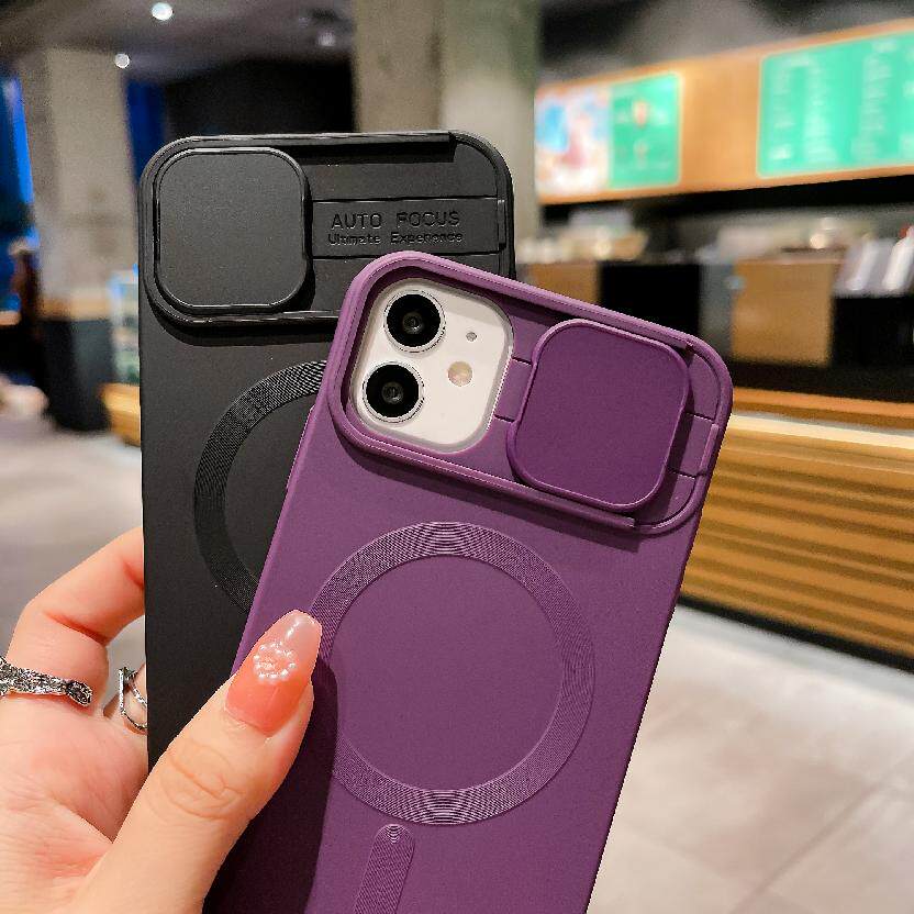 适用苹果14Promax推拉窗镜头手机壳iphone13promax推窗镜头12pro强力磁吸11Promax防尘网plus新滑盖硅胶软壳怎么看?