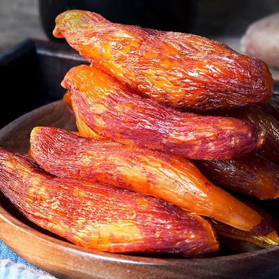 倒蒸红薯干农家自制原味无糖精孕妇低脂零食地瓜干软糯带皮番薯干