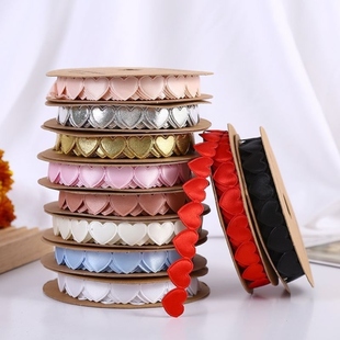 爱心丝带鲜花礼盒包装彩带绑扎花束绑带缎带花艺包花材料花店资材