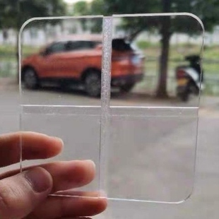 美缝施工工具 美缝剂色卡 亚克力透明十字卡 瓷砖美缝选色样品卡