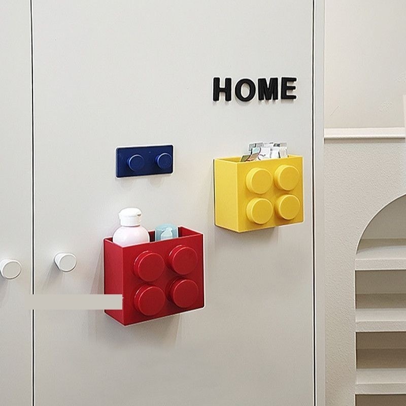 强磁化妆刷收纳装饰 多功能磁吸积木盒 创意桌面笔筒摆件,收纳整理,化妆刷收纳盒/桶,淘宝优惠券,粉丝福利购,淘宝优惠卷