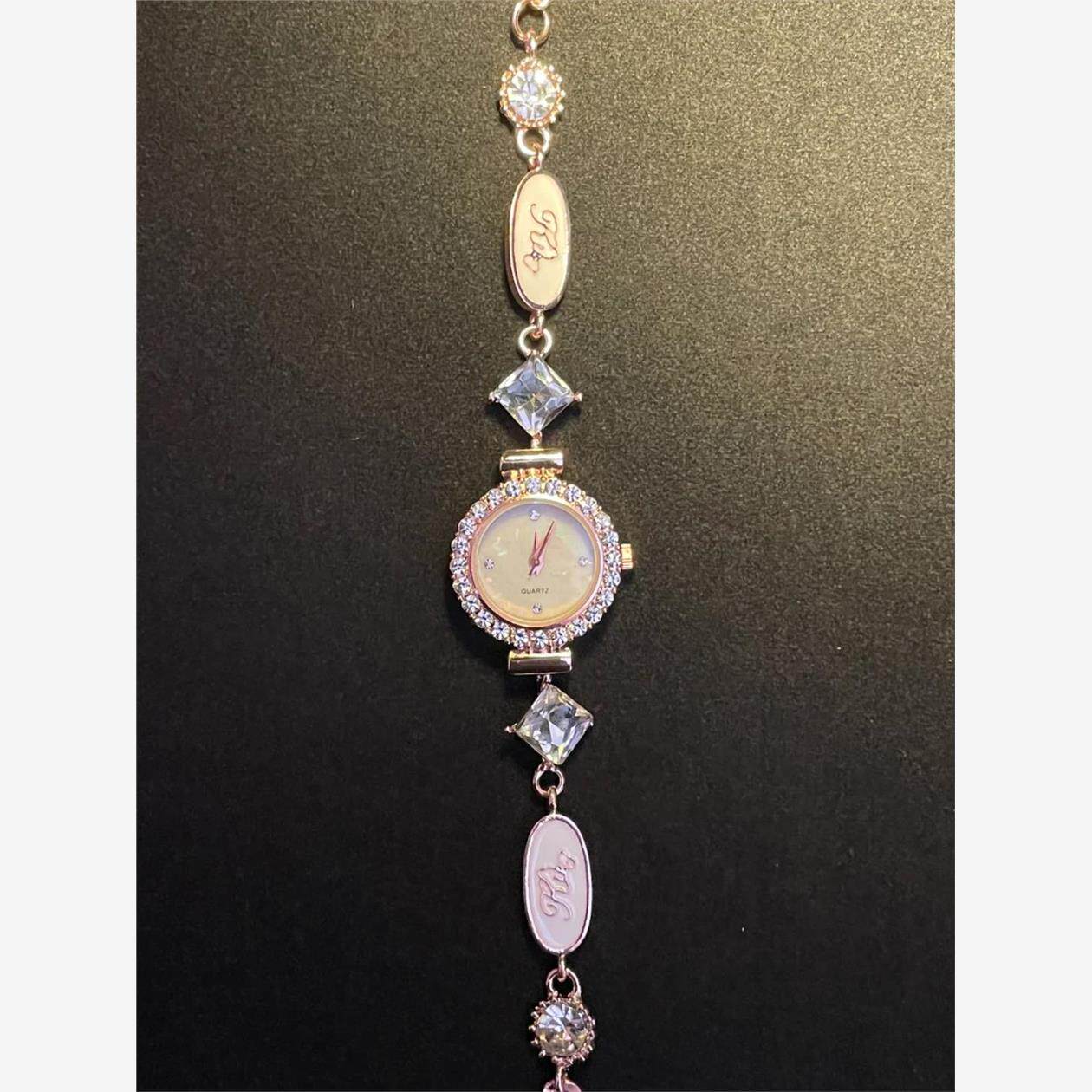 Fanxiya Bracelet 范西娅 镶钻字母链条手链表精致小众设计感手饰