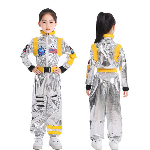 儿童宇航员万圣节流浪太空服飞行员CoS字航员服校园展表演服装COS