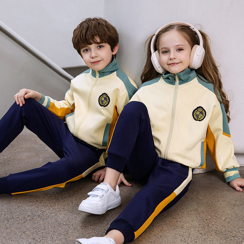 儿童亲子装校服园服中小学生班服春秋套装三件套幼儿园园服毕业照