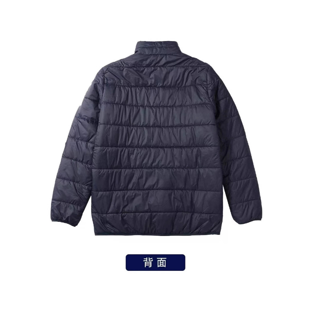 男女童中小学生藏蓝色校服同款冬季防寒棉袄棉衣保暖内胆面包棉服