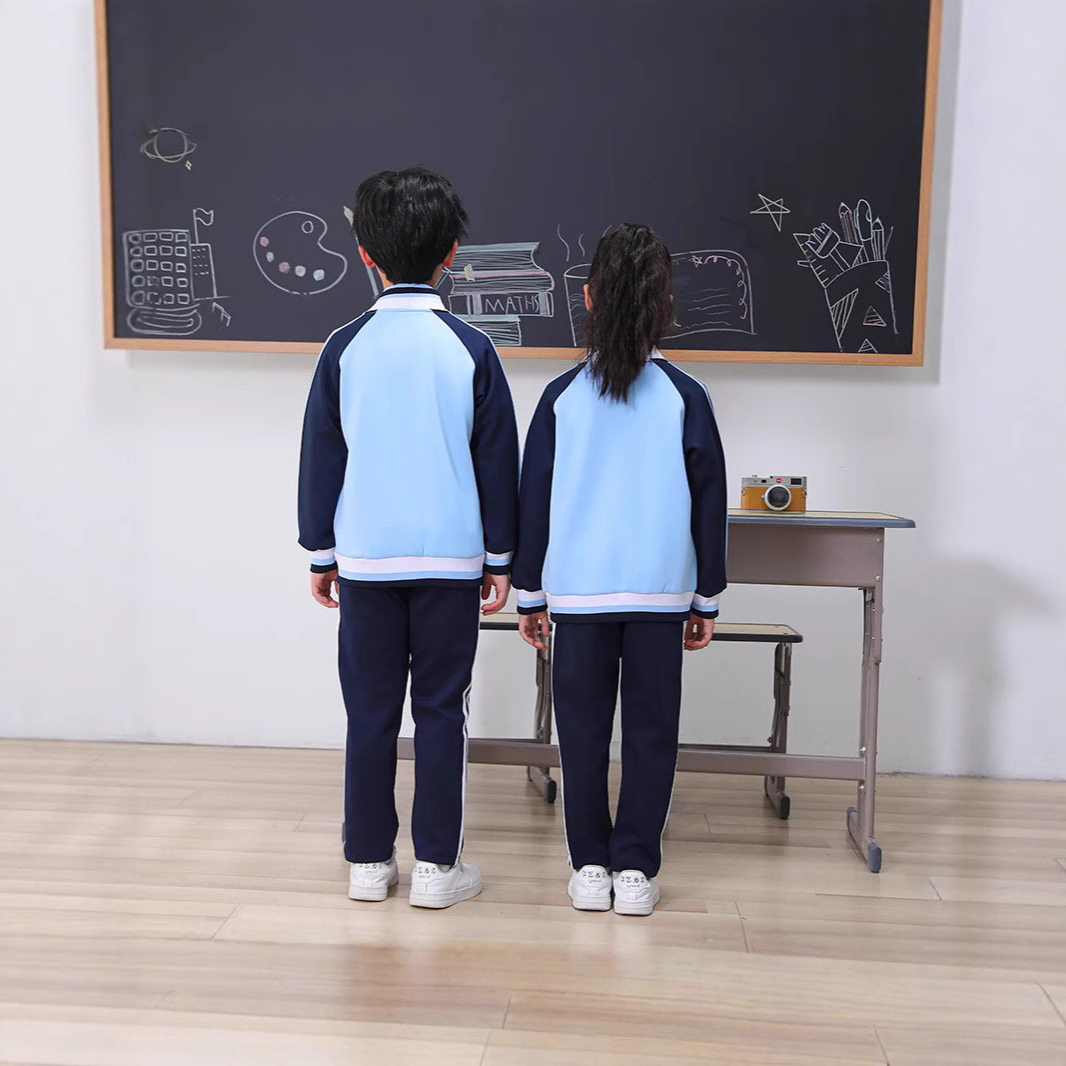 校服套装中学生班服春秋装两件套高中生学院风运动三件套长袖外套