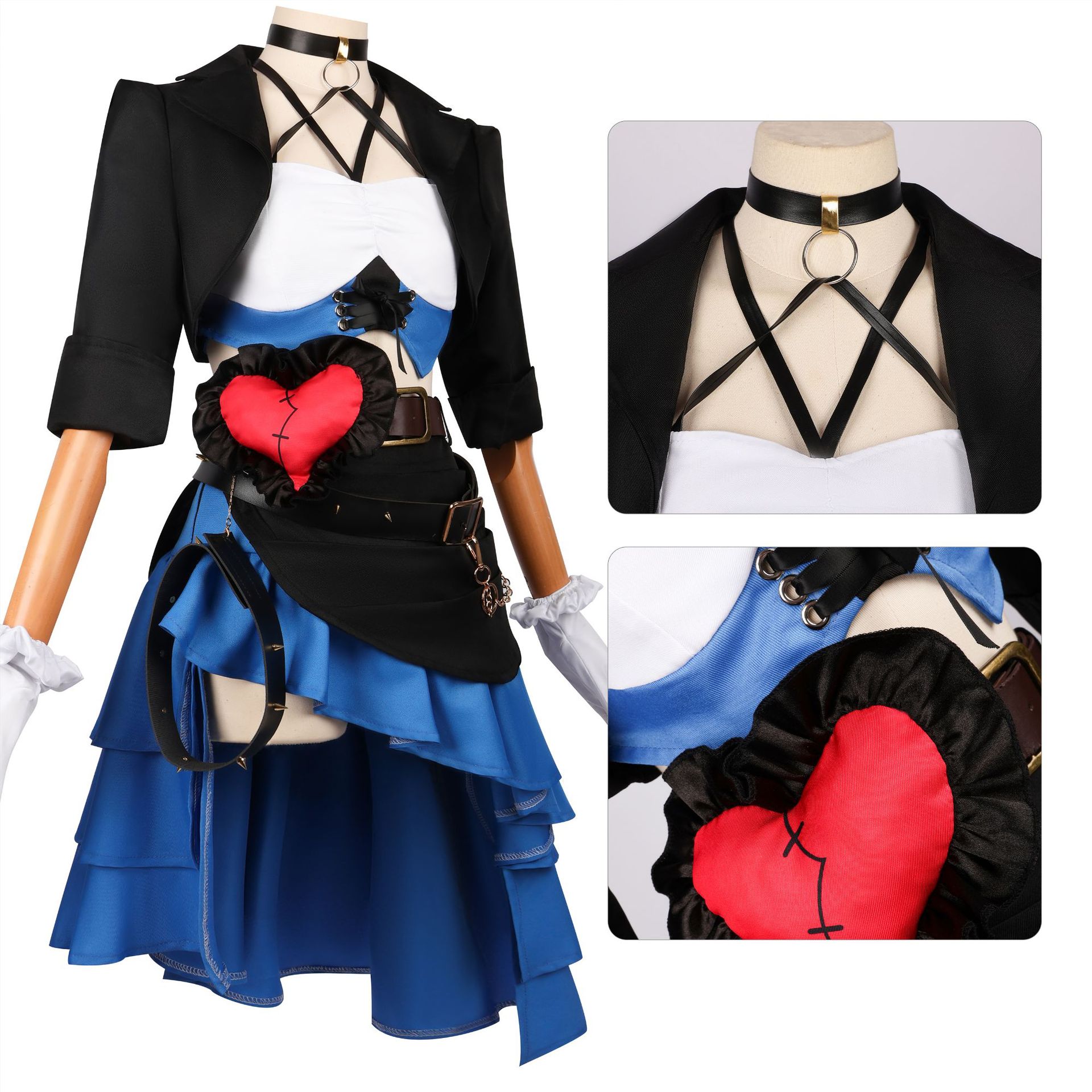 蛋仔派对cos服装二次元动漫衣服女魔警艾琳cosplay动漫人物服装