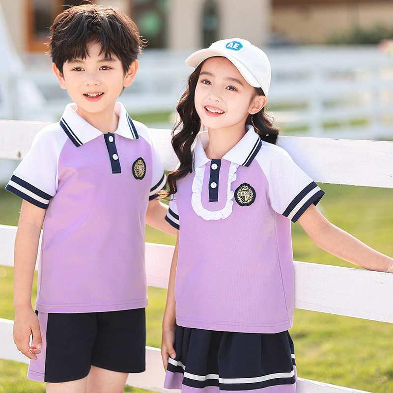 幼儿园园服新款小学生校服套装宽松运动装班服三件套老师服春秋款