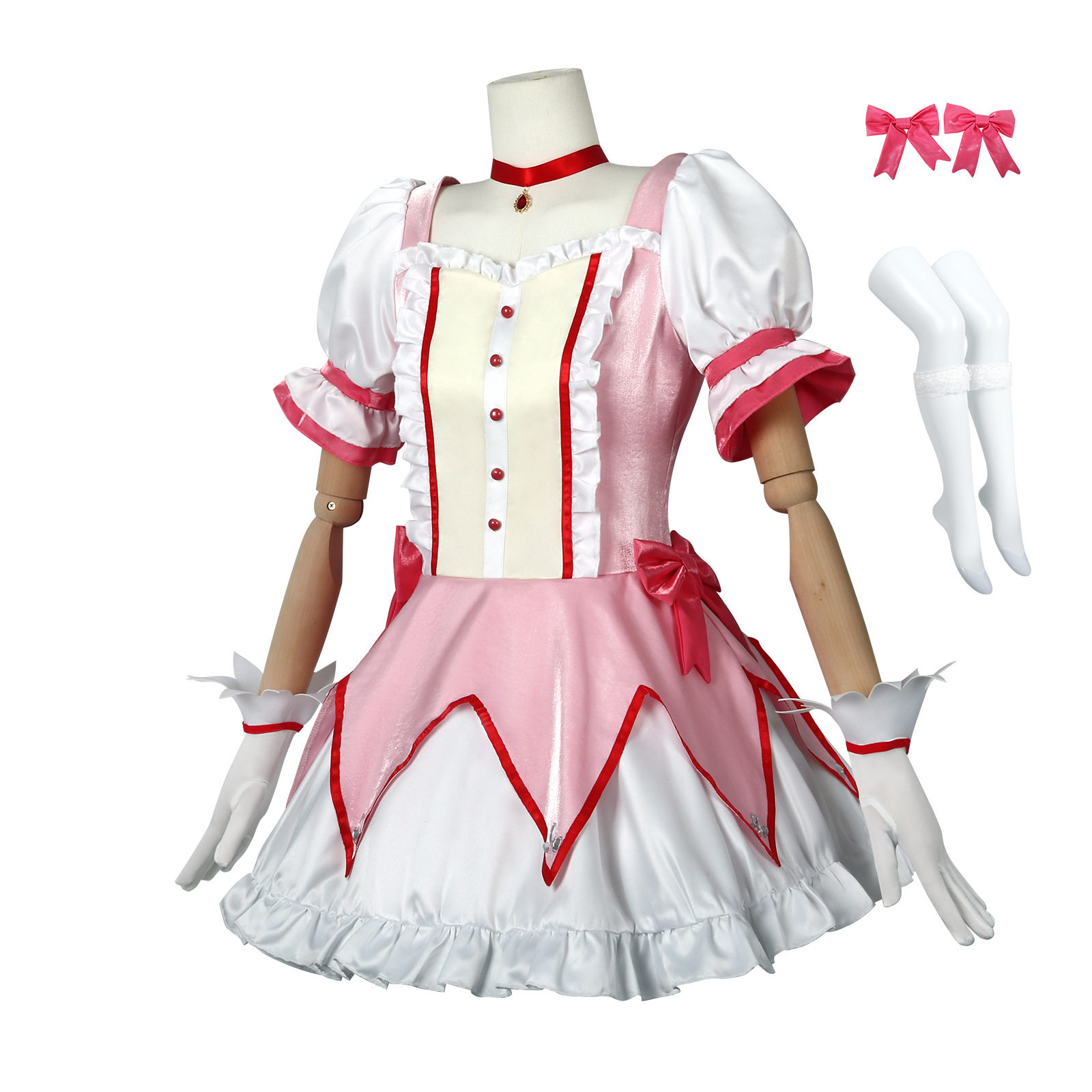 漫路人魔法少女小圆cos服装鹿目圆香晓美焰cosplay服二次元动漫