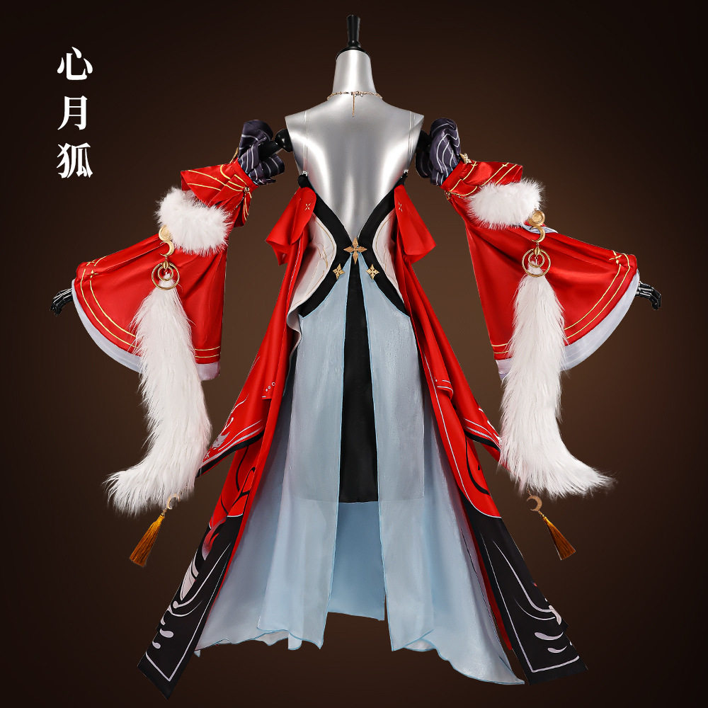 鸣潮心月狐cos服梦州岁主心cosplay服装二次元游戏动漫服套装跨境
