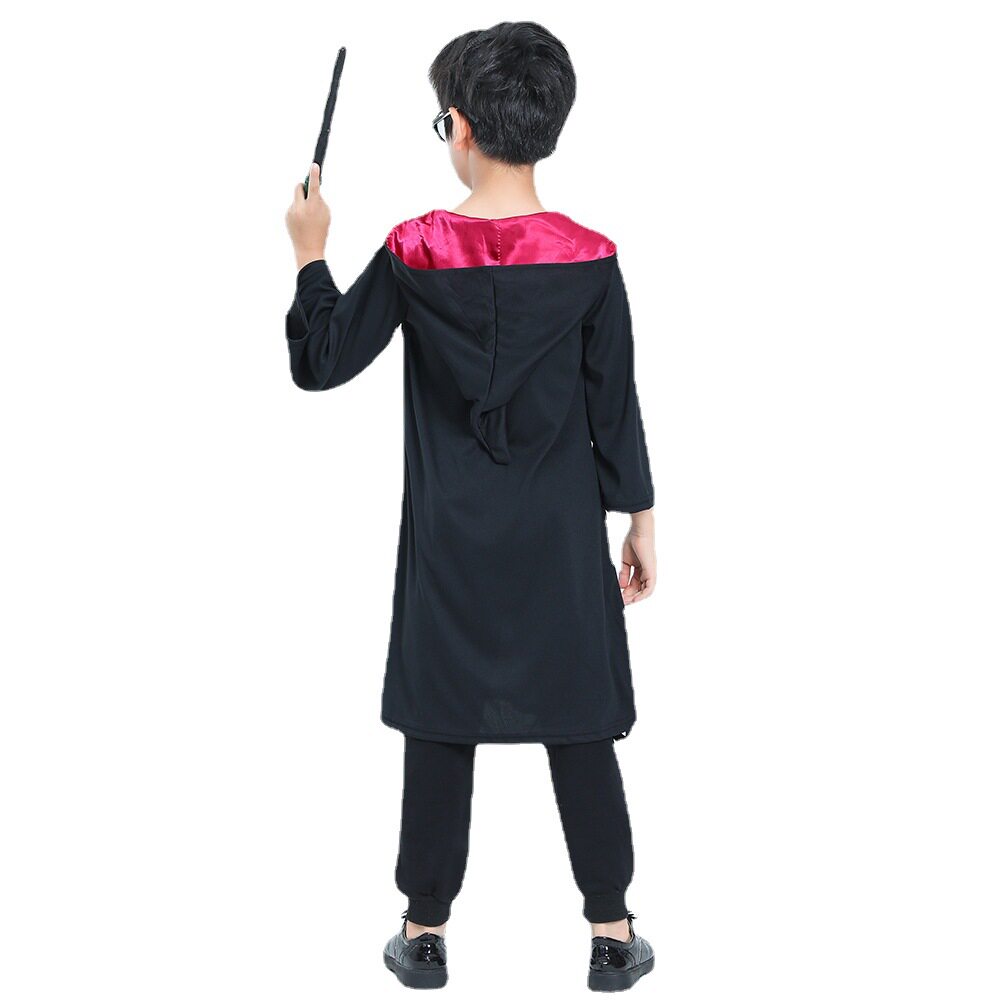 哈利波特万圣节儿童魔法师装扮Cosplay角色扮演演出服装服饰