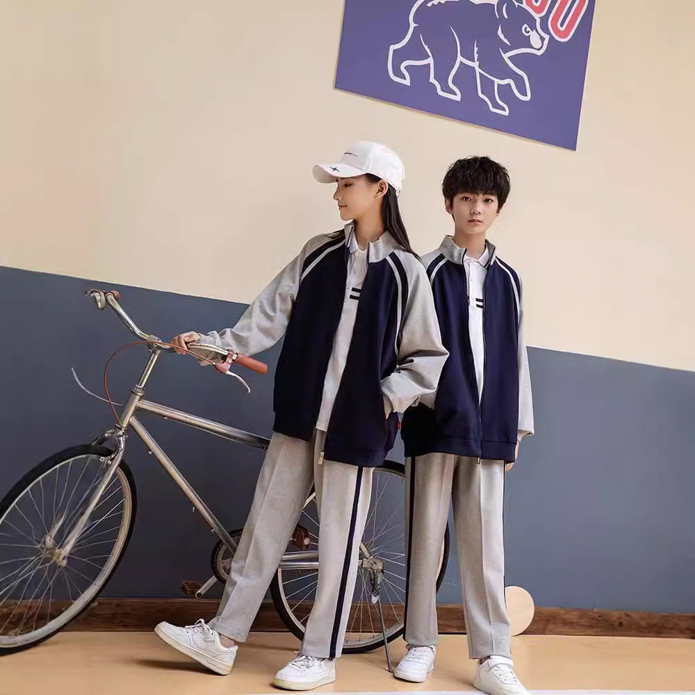 小学生校服套装初高中生运动会两件套班服春秋季幼儿园园服三件套