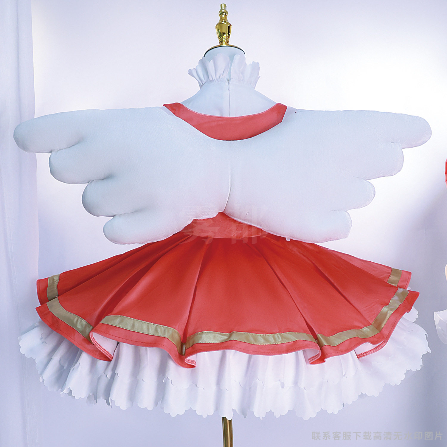 雾都魔卡少女樱红白战斗服小樱COS服游戏动漫小樱COSPLAY服装全套