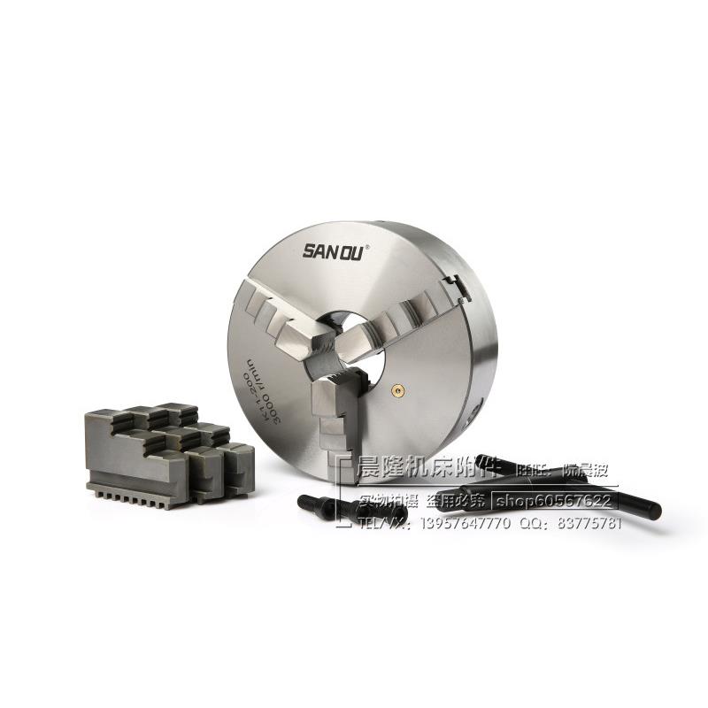 浙江三鸥牌三爪自定心卡盘K11-100