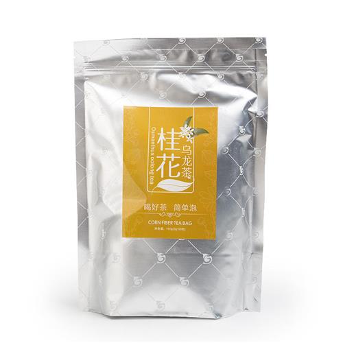 东茶雅韵 桂花乌龙茶原叶三角茶包花茶袋泡调味茶50包入可冷泡茶