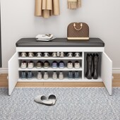 爆款 可坐式 凳一体2022新款 柜家用门口带换鞋 架子入户玄关收纳 鞋
