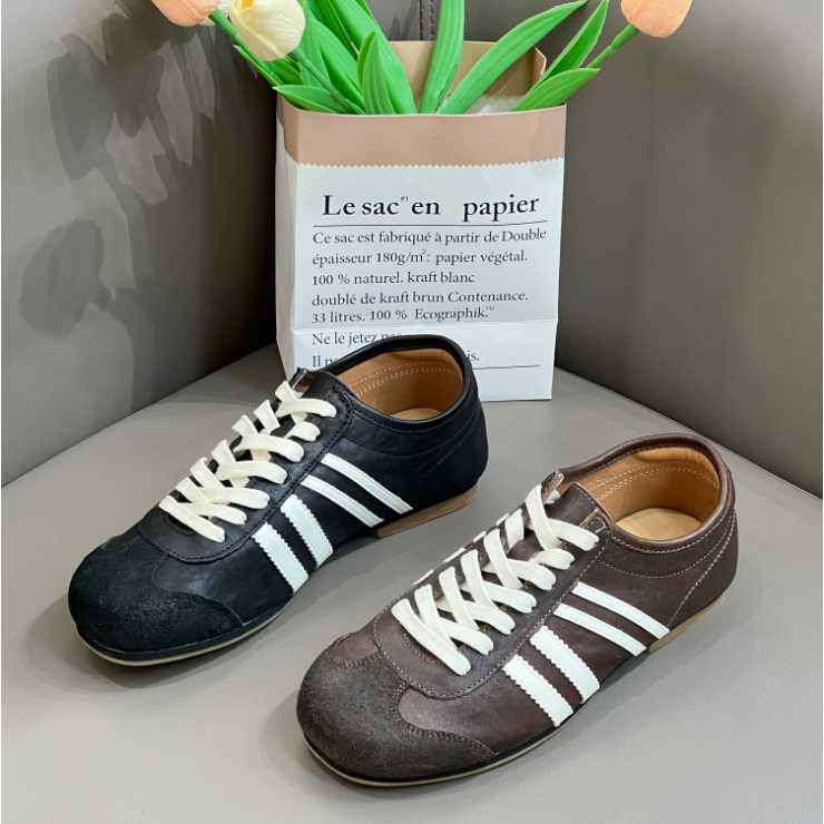 【大愿专享】马皮面 英伦风薄地德训鞋57093