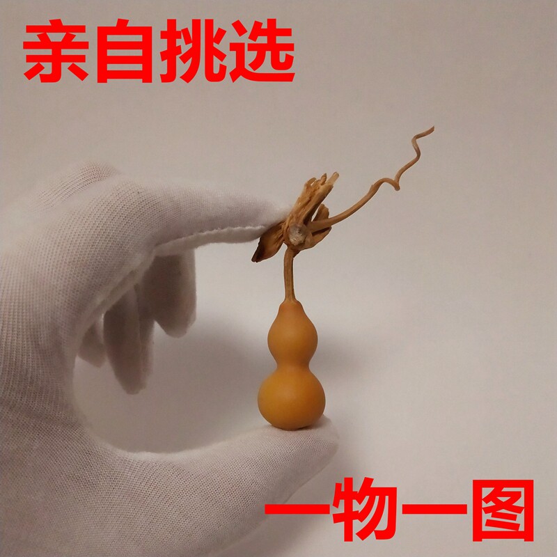 草里金小葫芦 3厘米精品一物一图挑选盘玩挂瓷包浆挂件文玩小手捻