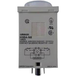 N8H H3CR H3BA AC220 时间继电器H3BA DC24V