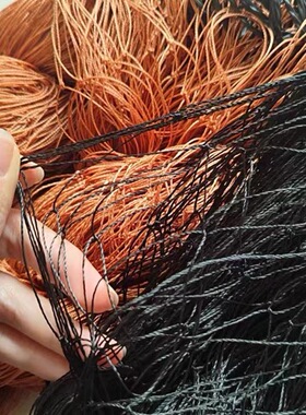 果园菜园防护围网轮胎线防护网尼龙线养殖种植庄家防护网片