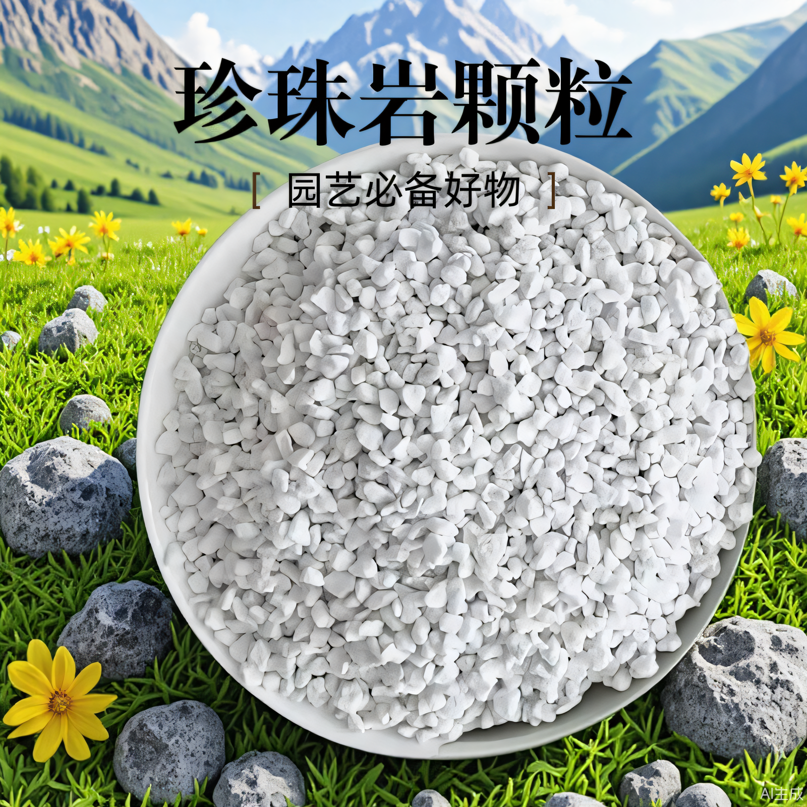 珍珠岩颗粒养花用膨胀营养土